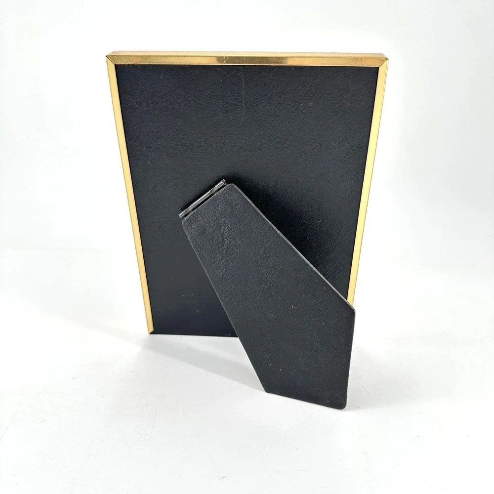 Vintage Burns‎ of Boston Gold 4x6 Picture Frame Hollywood Regency Decor